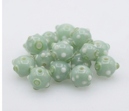 Bumpy round Lampwork  glass Beads For Making Jewellery 12mm