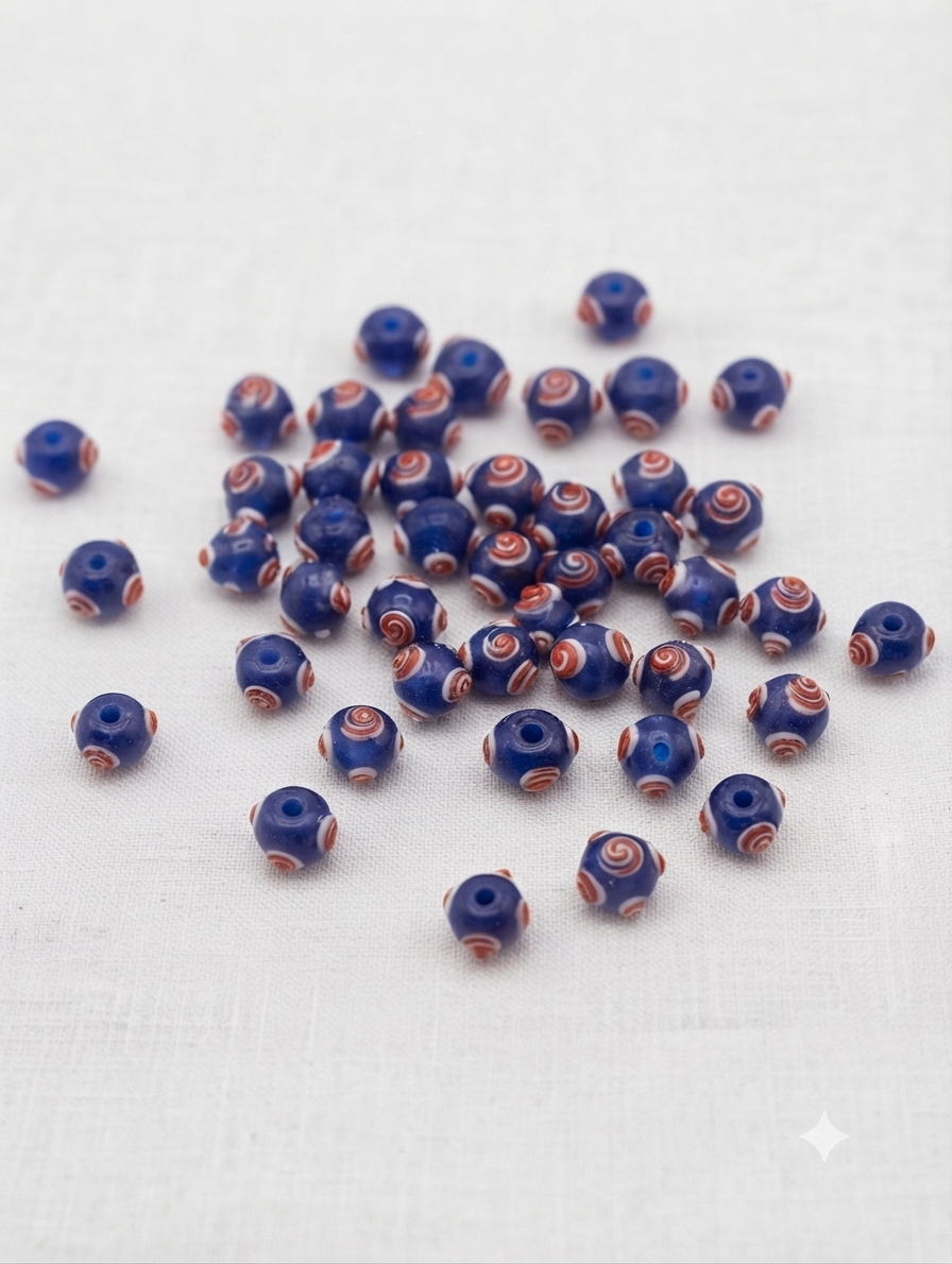 Bumpy round Lampwork  glass Beads For Making Jewellery 12mm
