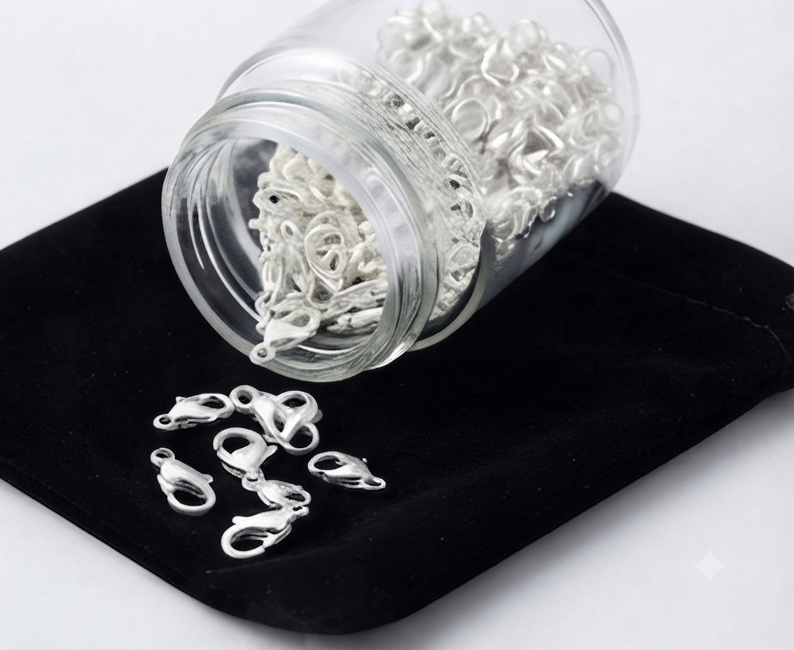Lobster Clasps Claw Hook For Making Necklace and Bracelet & DIY Craft 50 pcs