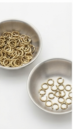 Jump Rings, Stainless Steel 6mm Jump Ring Clasp